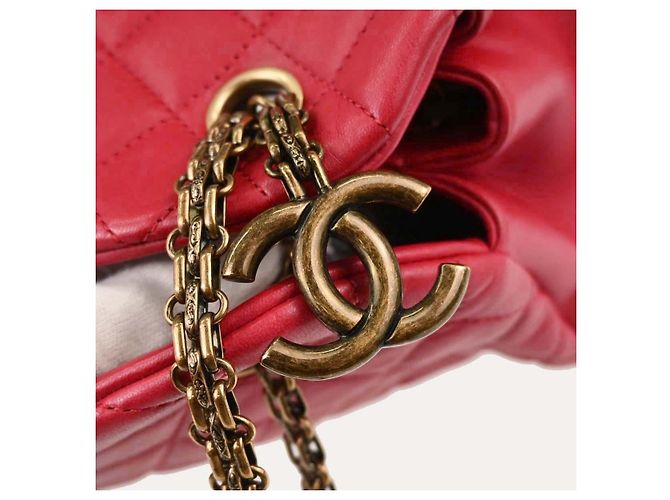 Chanel Just Mademoiselle gestepptes Lammleder Medium - Ansicht 3
