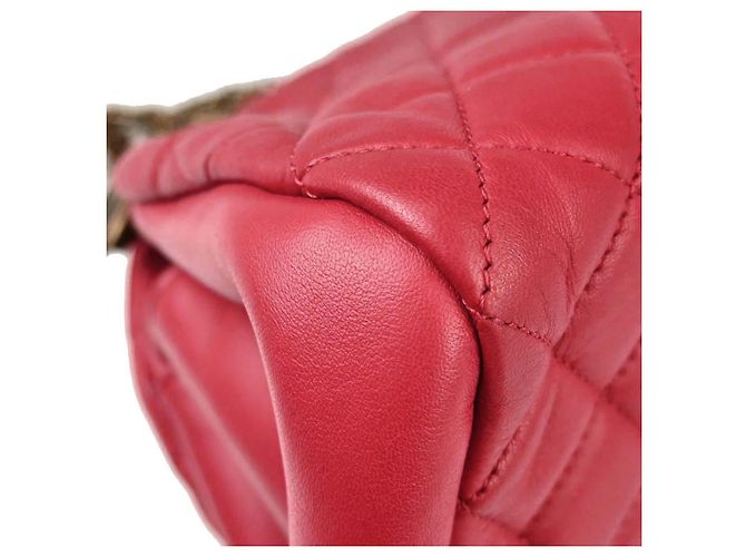 Chanel Just Mademoiselle gestepptes Lammleder Medium - Ansicht 5