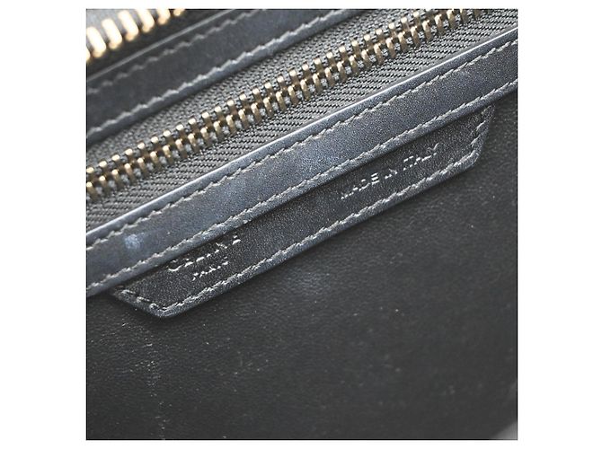 Céline Celine Tricolor Luggage Canvas and Leather Micro - vista 6
