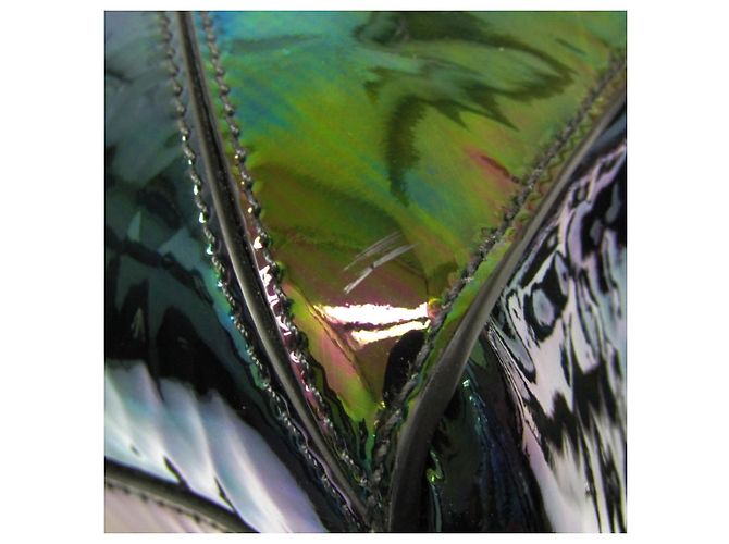 Borsa Boston Givenchy Lucrezia in pelle iridescente - vista 4
