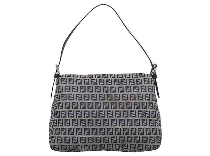 Fendi Fendi mamma baguette Monogram Canvas Small - vista 3