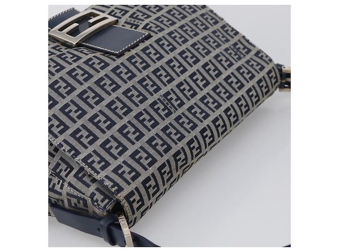 Fendi Fendi mamma baguette Monogram Canvas Small - vista 7