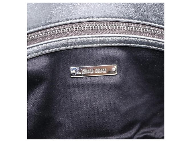 Clutch Miu Miu Crystal in pelle Matelassé Medium - vista 6