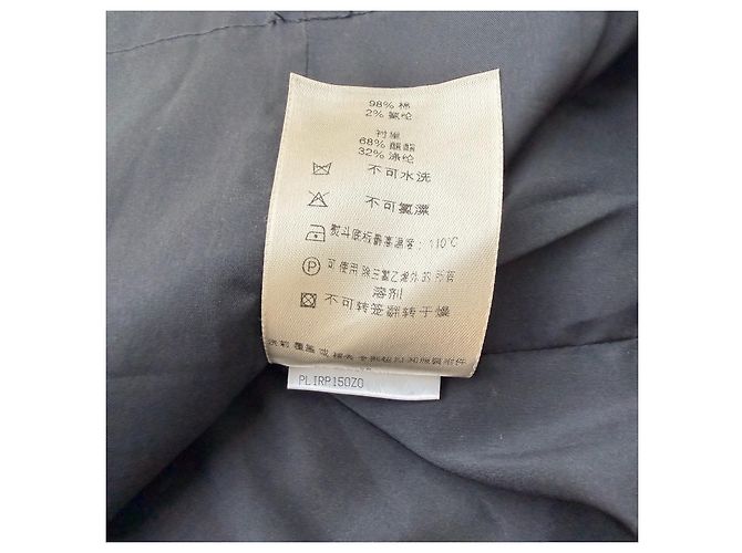 Burberry Kurzarm-Hemdkleid mit Gürtel in Navy - Ansicht 8