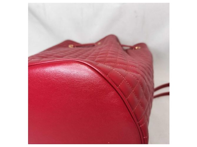 Céline Celine Small Red Leather Backpack - view 6