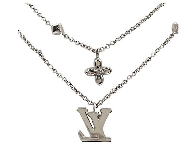Collana con pendente argento Louis Vuitton - vista 2