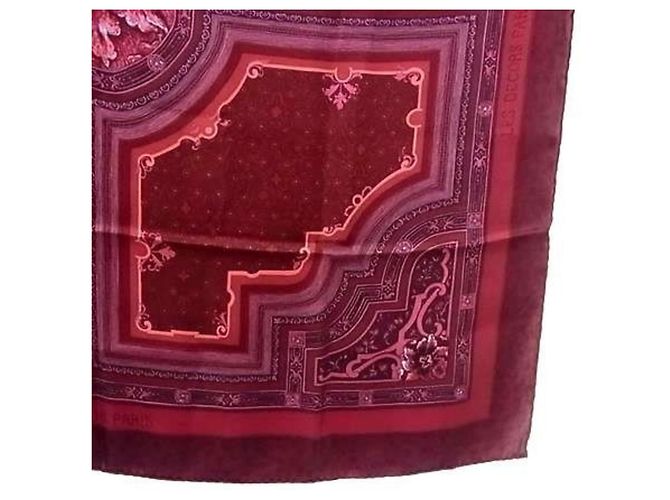 Sciarpa Louis Vuitton Bordeaux - vista 3