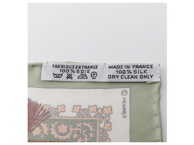 Hermès Foulard di seta Hermes Petit Carré 45 Brins d'or - vista 3