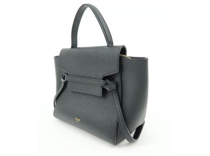 Céline Cintura Celine in pelle testurizzata Medium - vista 3