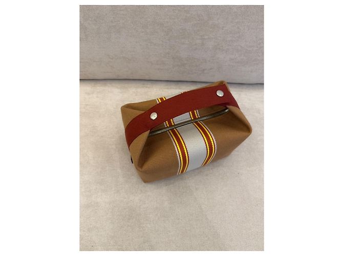 Hermès Bride-à-Brac Pochette in Tela Seigle - vista 3