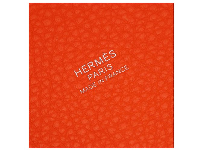 Hermès Hermes Picotin Lock MM Orange Mini Handbag - vista 4