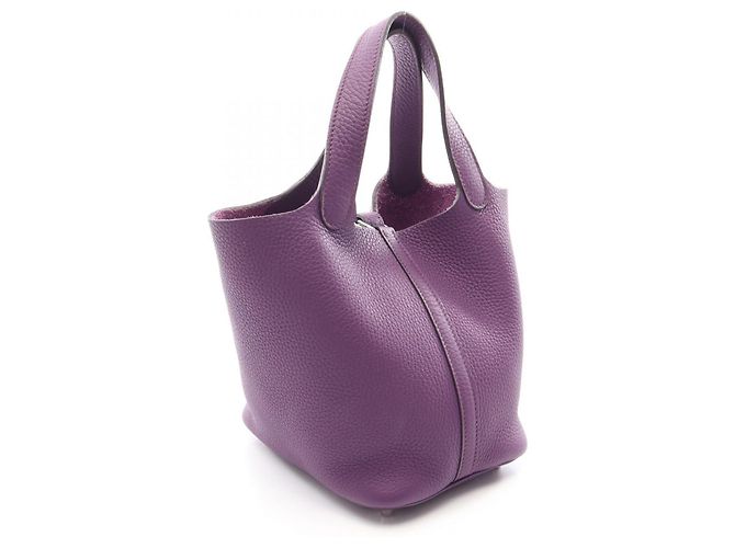 Hermès Borsa Hermes Picotin Lock PM Ultraviolet - vista 2