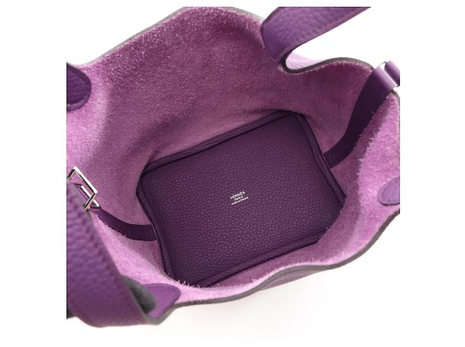 Hermès Borsa Hermes Picotin Lock PM Ultraviolet - vista 3