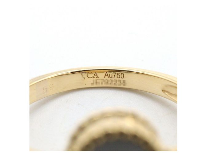 Van Cleef & Arpels Vintage Alhambra Ring Mutterperle 1PD - Ansicht 4