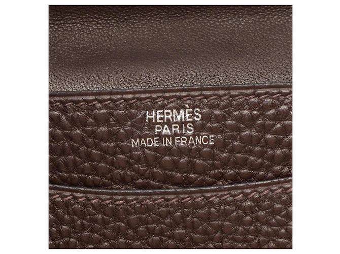 Hermès Tarjetero Hermes Dogon Chocolat - vista 4