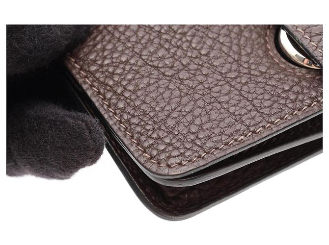 Hermès Tarjetero Hermes Dogon Chocolat - vista 6