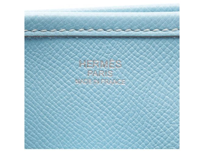 Hermès Borsa a tracolla Hermes Evelyne 3 Trois GM Celeste - vista 4
