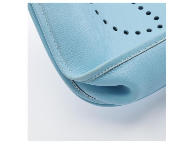 Hermès Borsa a tracolla Hermes Evelyne 3 Trois GM Celeste - vista 6