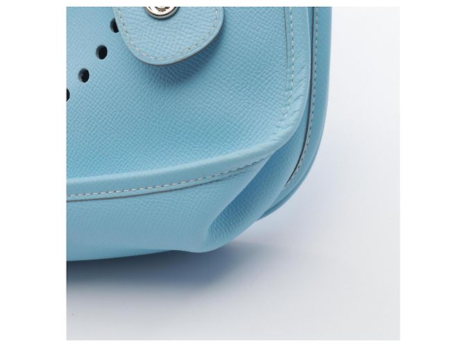 Hermès Borsa a tracolla Hermes Evelyne 3 Trois GM Celeste - vista 7
