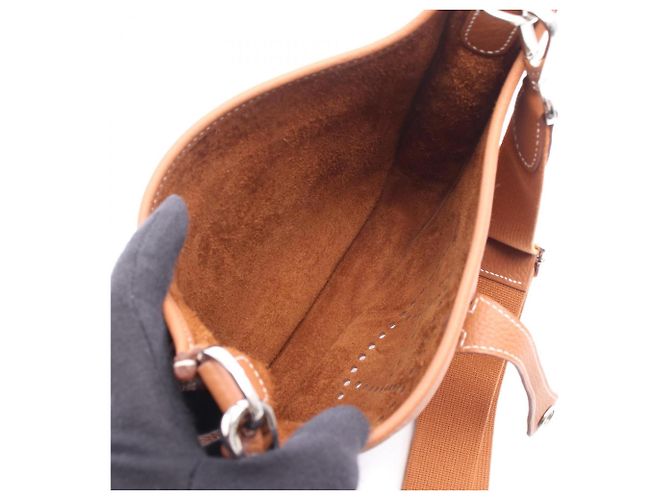 Hermès Borsa a tracolla Hermes Evelyne 23 Gold - vista 3