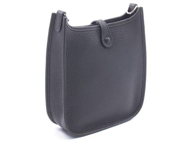 Hermès Borsa a tracolla Hermes Evelyne TPM in Nero - vista 2