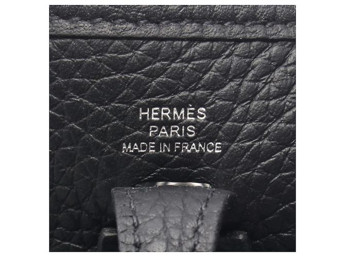 Hermès Borsa a tracolla Hermes Evelyne TPM in Nero - vista 4