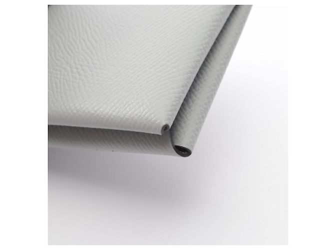 Hermès Monedero Hermes de piel Epsom Gray - vista 7