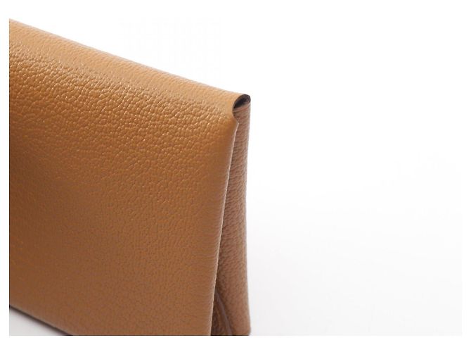 Hermès Cartera Hermes Calvi Duo Sesame - vista 10