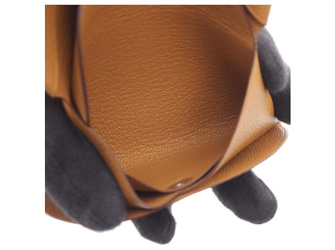 Hermès Cartera Hermes Calvi Duo Sesame - vista 4