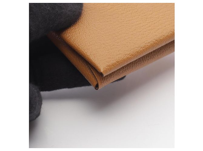 Hermès Cartera Hermes Calvi Duo Sesame - vista 7