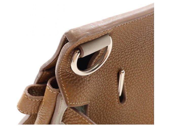 Hermès Borsa Hermes Jypsiere 31 Craft Pearl Grey - vista 8