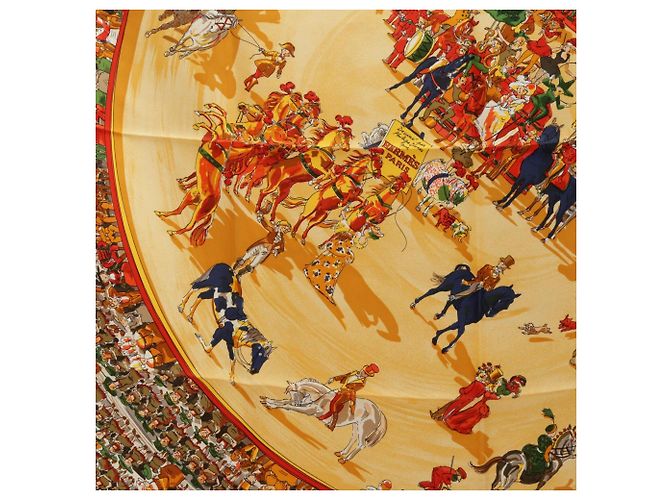 Hermès Foulard Hermes Carre 90 Cirque Molier - vista 7