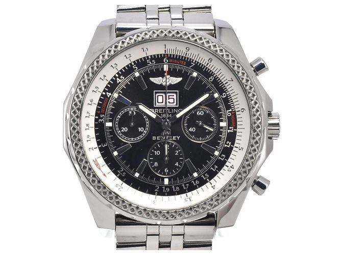 Breitling Bentley 6.75 Chronograph Automatic Stainless Steel and Rubber 49 - vista 4