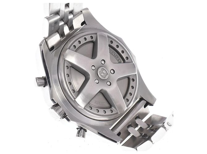 Breitling Bentley 6.75 Chronograph Automatic Stainless Steel and Rubber 49 - vista 6