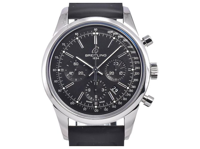 Breitling Transocean Chronograph Automatic Stainless Steel 38 - vista 4