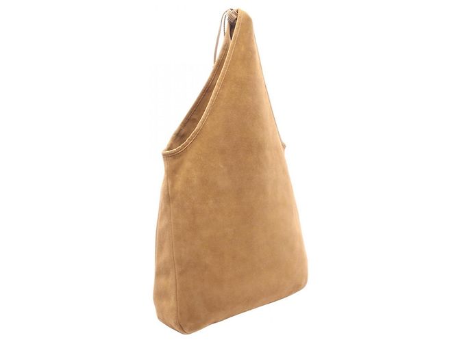 Borsa a mano/Borsa a tracolla Miu Miu in camoscio marrone - vista 2