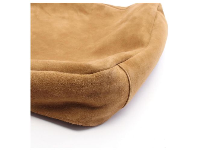 Borsa a mano/Borsa a tracolla Miu Miu in camoscio marrone - vista 5
