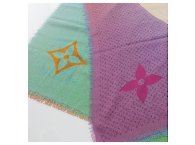 Sciarpa in lana Louis Vuitton Monogram Gradient - vista 12