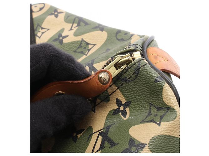 Borsa Louis Vuitton LV x TM Speedy 35 Monogramouflage - vista 12