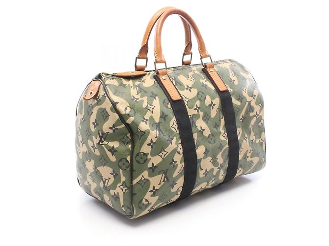 Borsa Louis Vuitton LV x TM Speedy 35 Monogramouflage - vista 2
