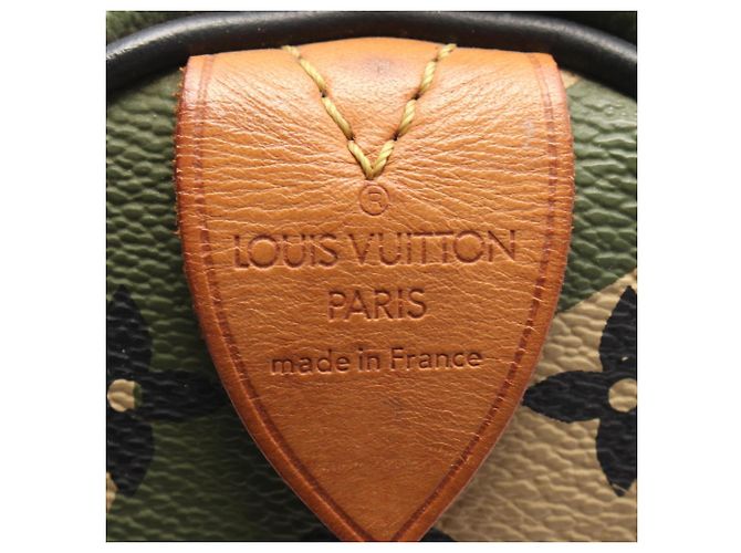 Borsa Louis Vuitton LV x TM Speedy 35 Monogramouflage - vista 4