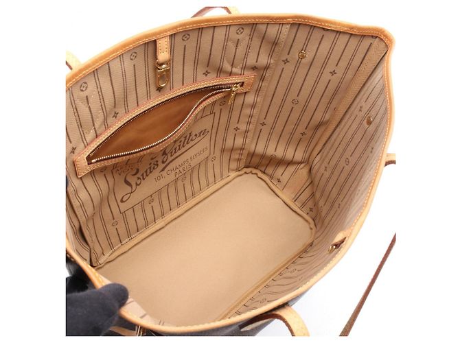 Borsa Tote Louis Vuitton Neverfull MM - vista 3