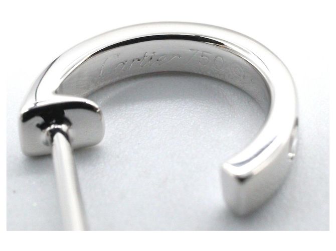Orecchini Cartier Mini Love in oro bianco 18K - vista 5