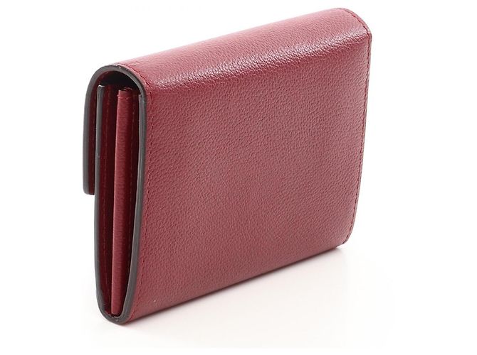 Cartera compacta Cartier C de Compact en Bordeaux - vista 2