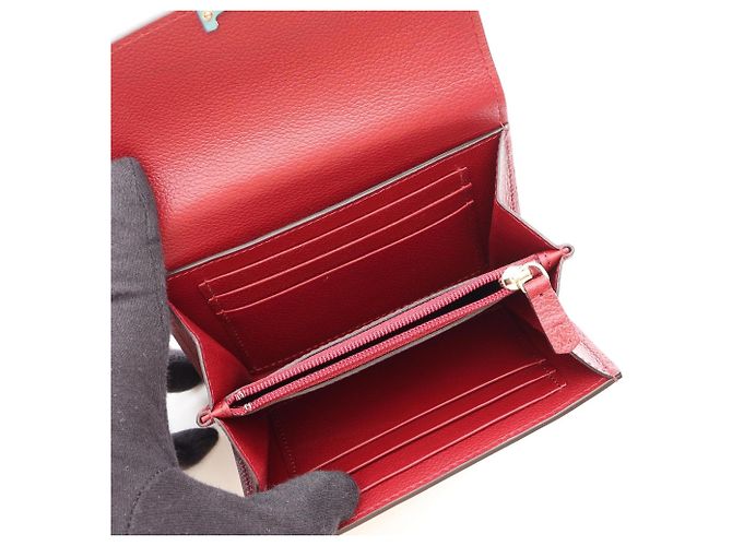 Cartera compacta Cartier C de Compact en Bordeaux - vista 3