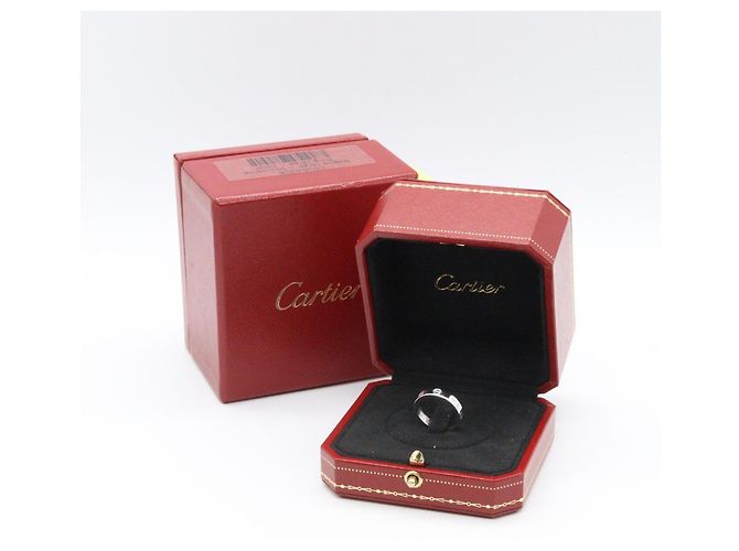 Anello Cartier Mini Love in oro bianco 18K - vista 6