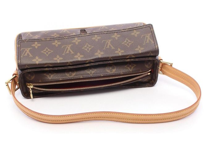 Borsa a tracolla Louis Vuitton Vivacite MM Monogram - vista 7