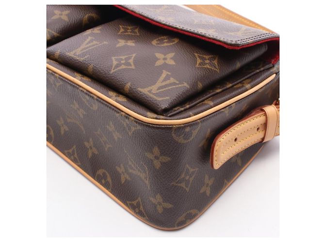 Borsa a tracolla Louis Vuitton Vivacite MM Monogram - vista 8