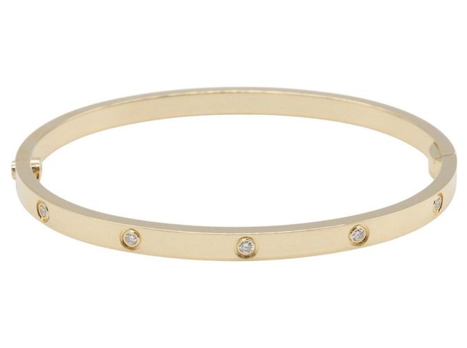 Bracciale con ciondoli Cartier in oro giallo 18K e diamanti - vista 2