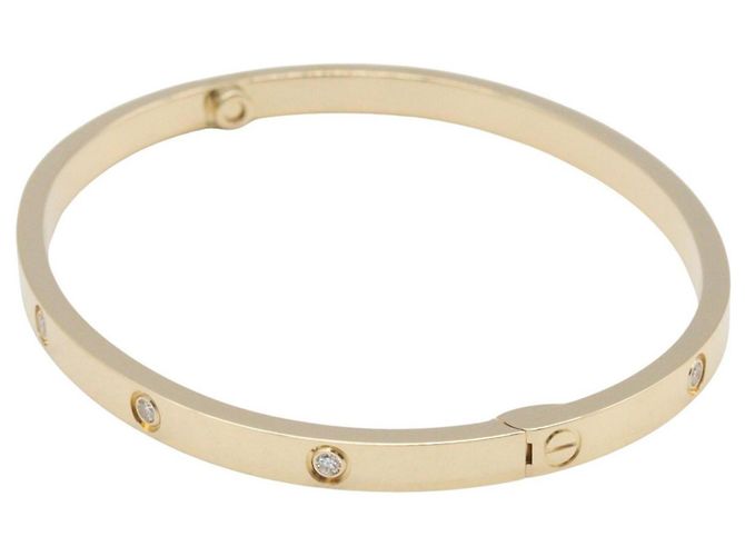 Bracciale con ciondoli Cartier in oro giallo 18K e diamanti - vista 3